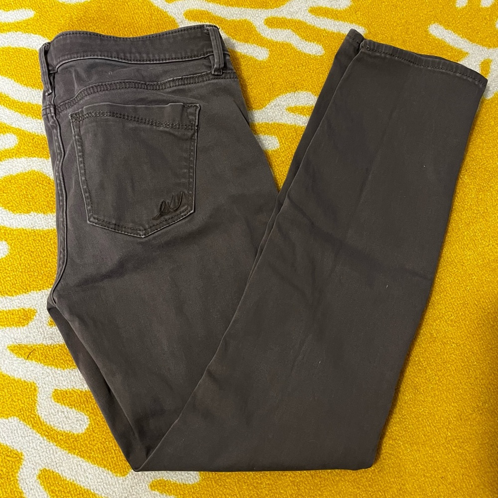 Express Stella Low Rise Ankle Skinny Jeans - Medium Brown, Size 8 Regular